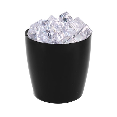 Hapco-Elmar R1500BLK-Essential3 Qt. Round Ice Bucket W/O Handles, Black, PK 36 R1500BLK